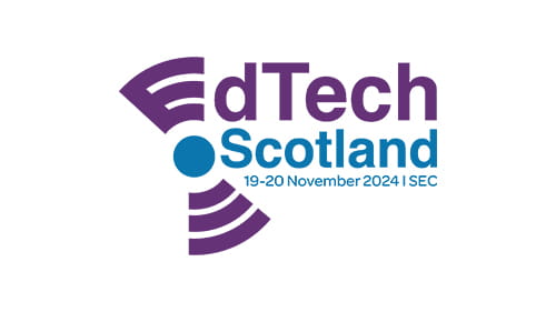 EdTech Scotland logo for the November 2024 conference.
