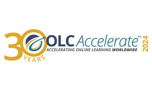 30 Years of OLC Accelerate 2024, accelerating online learning worldwide.