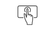 Touch screen icon